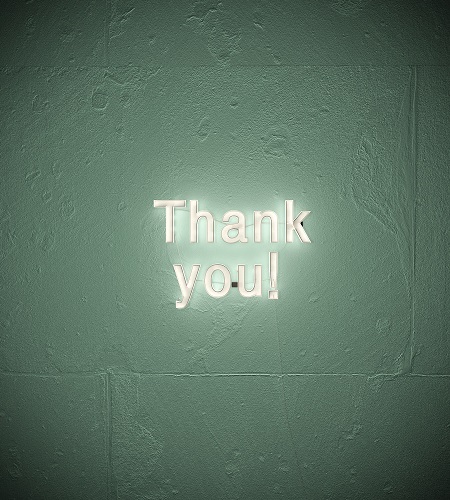 thank you sign